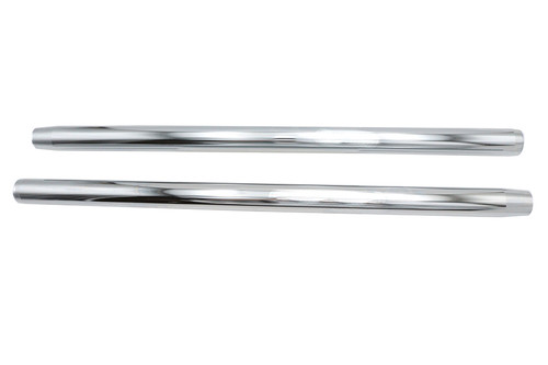 V-Twin - Chrome 35mm Fork Tube Set 25-1/2 inch Total Length