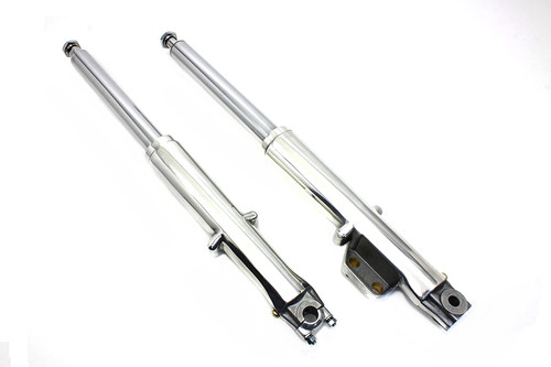 V-Twin - Fork Slider Assembly with Polished Sliders