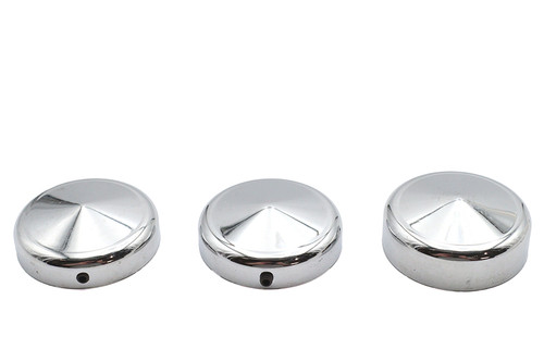 V-Twin - 39mm Fork Cap Set Pointed Style