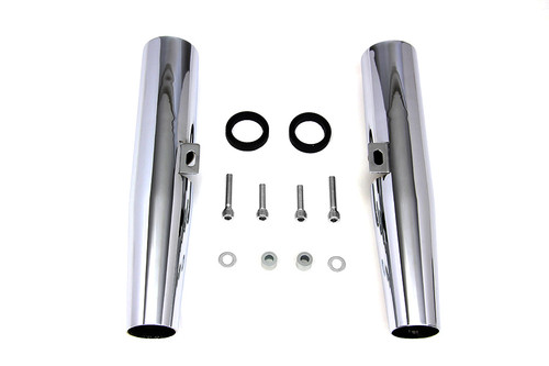 V-Twin #61121 - Chrome 39mm Fork Shrouds
