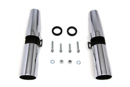 V-Twin #61121 - Chrome 39mm Fork Shrouds