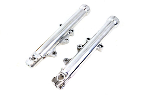 V-Twin - 39mm Dual Disc Lower Leg Set Polished