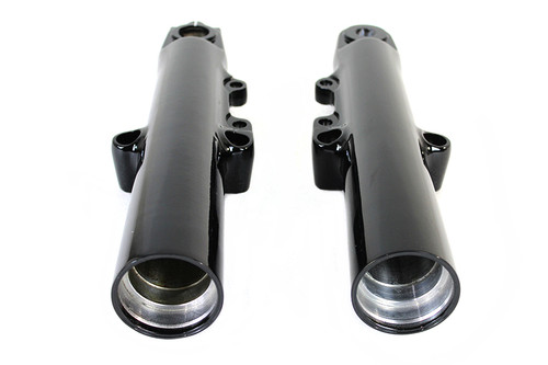 V-Twin - Black 49mm Lower Fork Slider Set