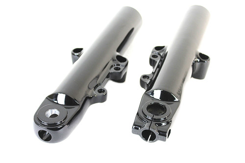 V-Twin - Black 49mm Lower Fork Slider Set