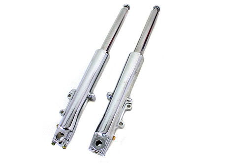V-Twin #7741 - 41mm Fork Slider Assembly Chrome