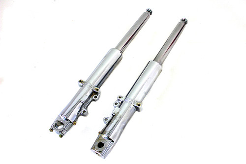 V-Twin #7741 - 41mm Fork Slider Assembly Chrome