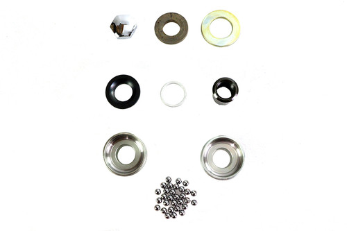 V-Twin - Zinc Plated Fork Neck Cup Kit