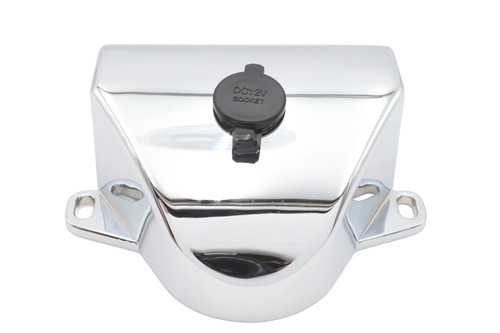 V-Twin #78111C - Chrome Handlebar Clamp Cover