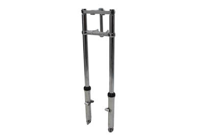 V-Twin - Fork Assembly with Polished Sliders 2 inch Over Stock