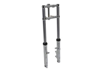 V-Twin - Fork Assembly with Chrome Sliders 6 inch Over Stock
