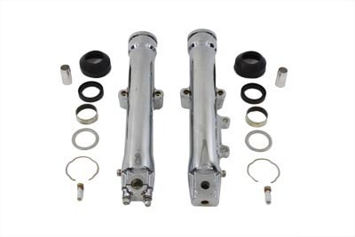 V-Twin - Factory Sample 41mm Chrome Fork Slider Set
