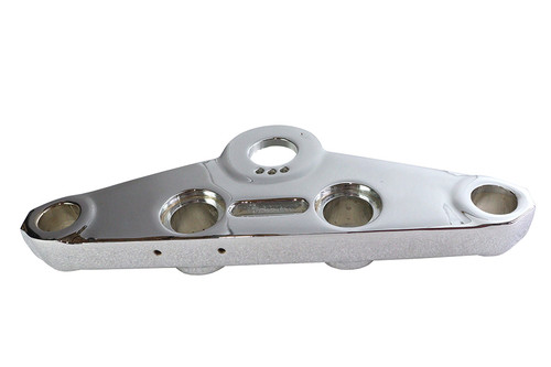 V-Twin - Factory Sample Chrome Top Triple Tree