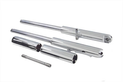 V-Twin #9000-6-R - Billet Mega Fork Slider Set Chrome