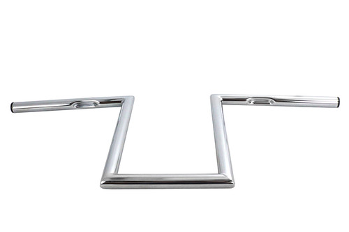 V-Twin #20321 - 12 inch Z-Bar Handlebar Chrome