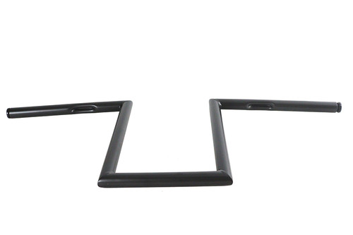 V-Twin #20321B - 12 inch Z-Bar Handlebar Black