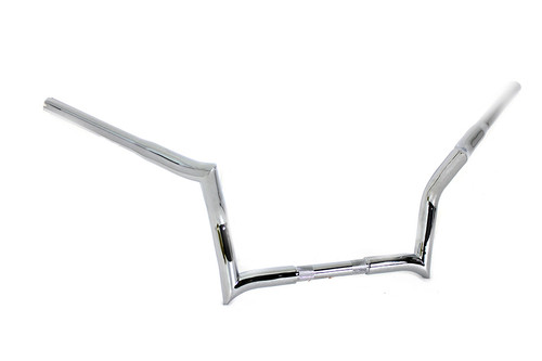MCM #20267 - 10 inch Z-Bar Handlebar without Indents Chrome