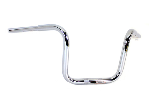 MCM #20272A - 12 inch Fat Ape Handlebar with Indents Chrome