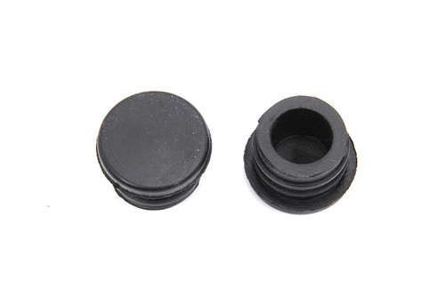 MCM - ChiZeled Handlebar Plugs Black Plastic