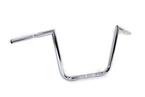 MCM #096822 - 12 inch Ape Hanger Z Handlebar Chrome