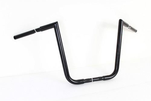 MCM #096825 - 14 inch Ape Hanger Z Handlebar Black