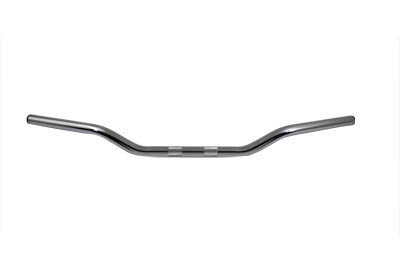 MCM #31-0019S - Chrome 2 inch Drag Handlebars without Indents