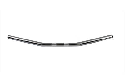 MCM #31-0071S - Chrome Drag Handlebar without Indents