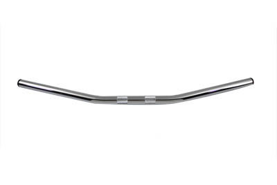 MCM #31-0071AS - Chrome Drag Handlebar with Indents