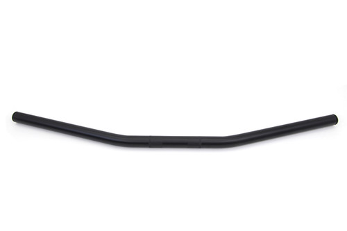MCM - Black 1 inch Drag Handlebar without Indents