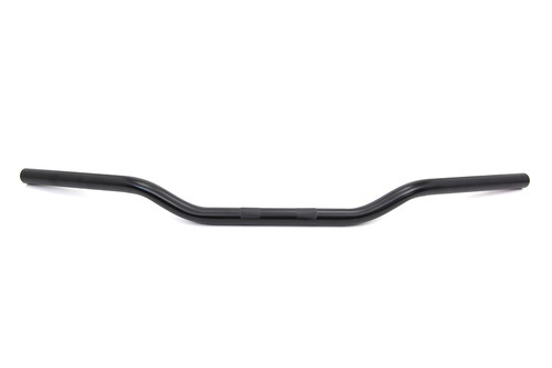 MCM #31-0019MBS - Black 3 inch Drag Handlebars without Indents
