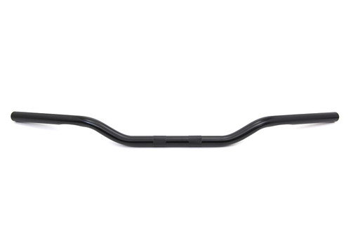 MCM #31-0018MBS - Black 2 inch Drag Handlebar with Indents