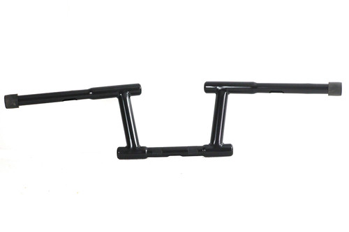 MCM #21054B - 6 inch Z-Bar Racing Handlebar with Indents Black