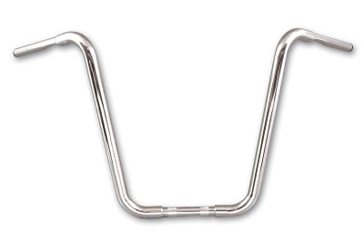 MCM #31-0189S - 18 inch Buffalo Ape Hanger Handlebar with Indents Chrome