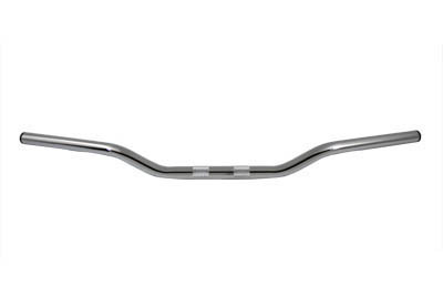 MCM #31-0018S - Chrome 2 inch Drag Handlebar with Indents