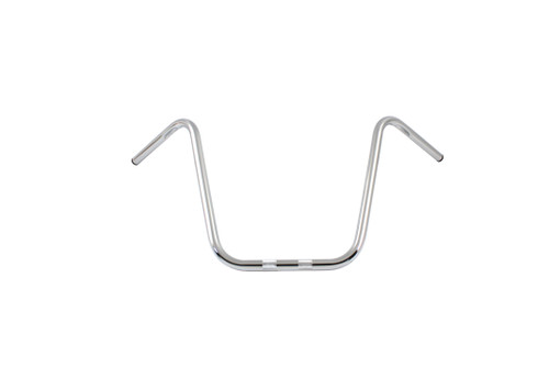 MCM #31-0121S - 16 inch Ape Hanger Handlebar with Indents Chrome