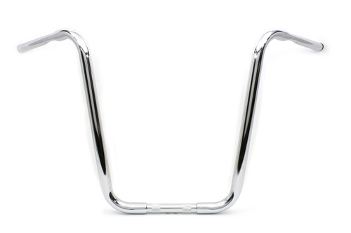 MCM #31-0203S - 20 inch Buffalo Ape Hanger Handlebar with Indents Chrome