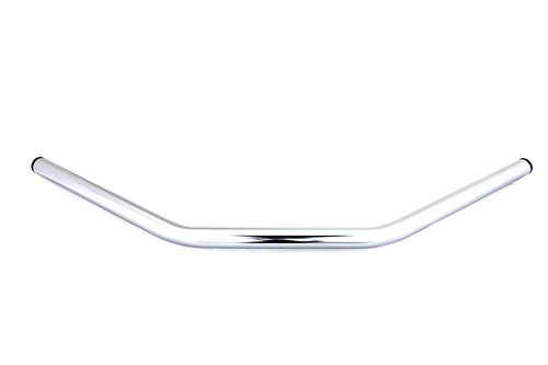 MCM #20301-CHROME - Flat Drag Handlebar without Indents Chrome