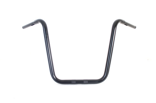 MCM #20290B - 18 inch Rhino Ape Hanger Handlebar with Indents Black