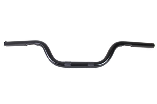 V-Twin #20302B - 1 inch Super Bar Handlebar with Indents Black