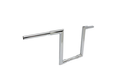 MCM #31-0197 - 11 inch Fatty 'Z' Bar Handlebar without Indents Chrome