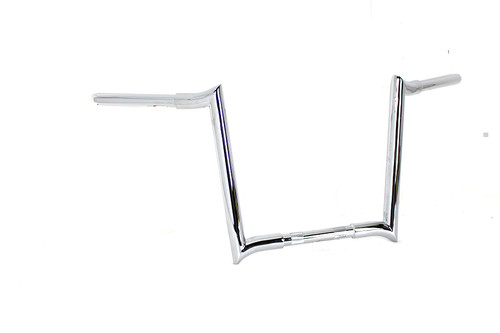MCM #20283 - 14 inch Chrome Z-Bar Handlebar with Indents