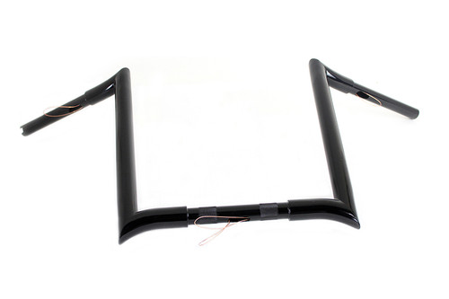 MCM #20284B - 16 inch Black Z-Bar Handlebar with Indents