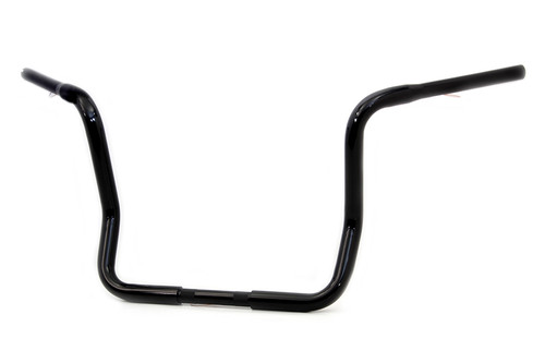 MCM #20099 - 14 inch Dresser Ape Hanger Handlebar with Indents Black