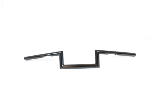 MCM #07628B - 4 inch Z Handlebar with Indents Black