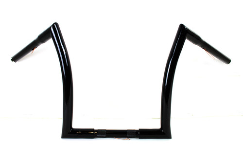 MCM #20146B - 14 inch Z Handlebar without Indents Black