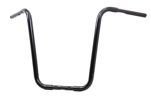 MCM #20257B - 20 inch Buffalo Ape Hanger Handlebar with Indents Black