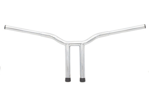 V-Twin #20327 - 14 inch Combat Style Riser Handlebar Chrome