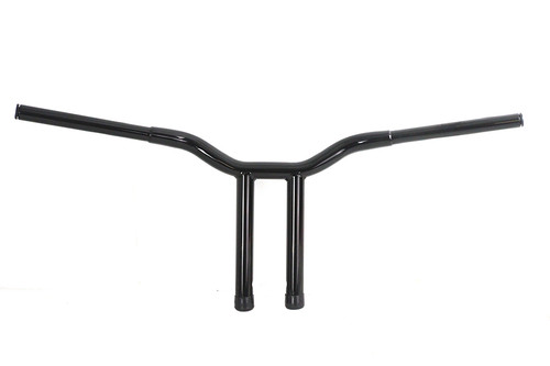 V-Twin #20327B - 14 inch Combat Style Riser Handlebar Black