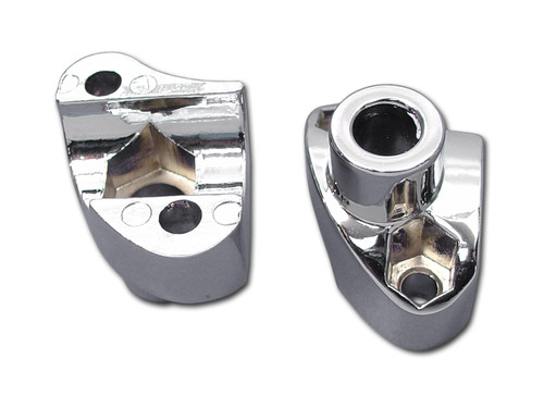 MCM #57-6017 - Chrome Riser Stem Set