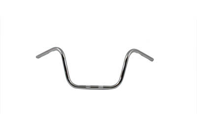 MCM #31-0144S - 10 inch Chrome Ape Hanger Handlebar with Indents