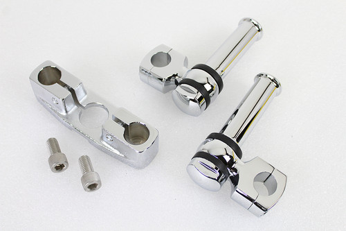 V-Twin - Spring Fork Tree with 4-1/4 inch Riser Kit Chrome